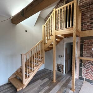 Bespoke Wooden Staircase in Wakefield_
