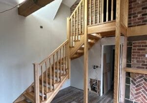 Bespoke Wooden Staircase in Wakefield_
